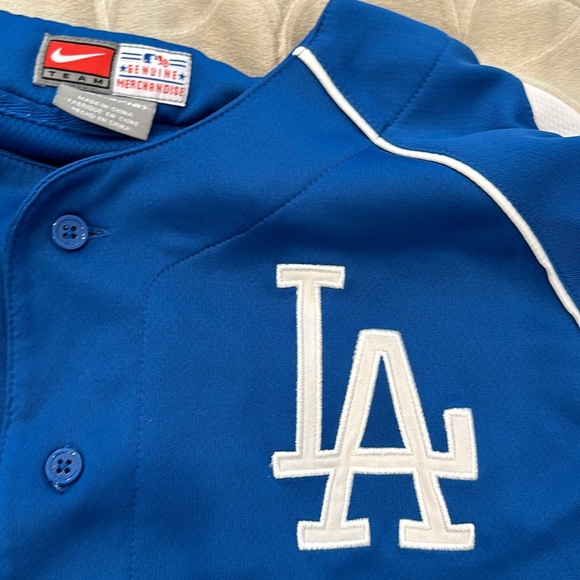 La Dodgers boys Loney authentic baseball jersey NWOT - Picture 2 of 7